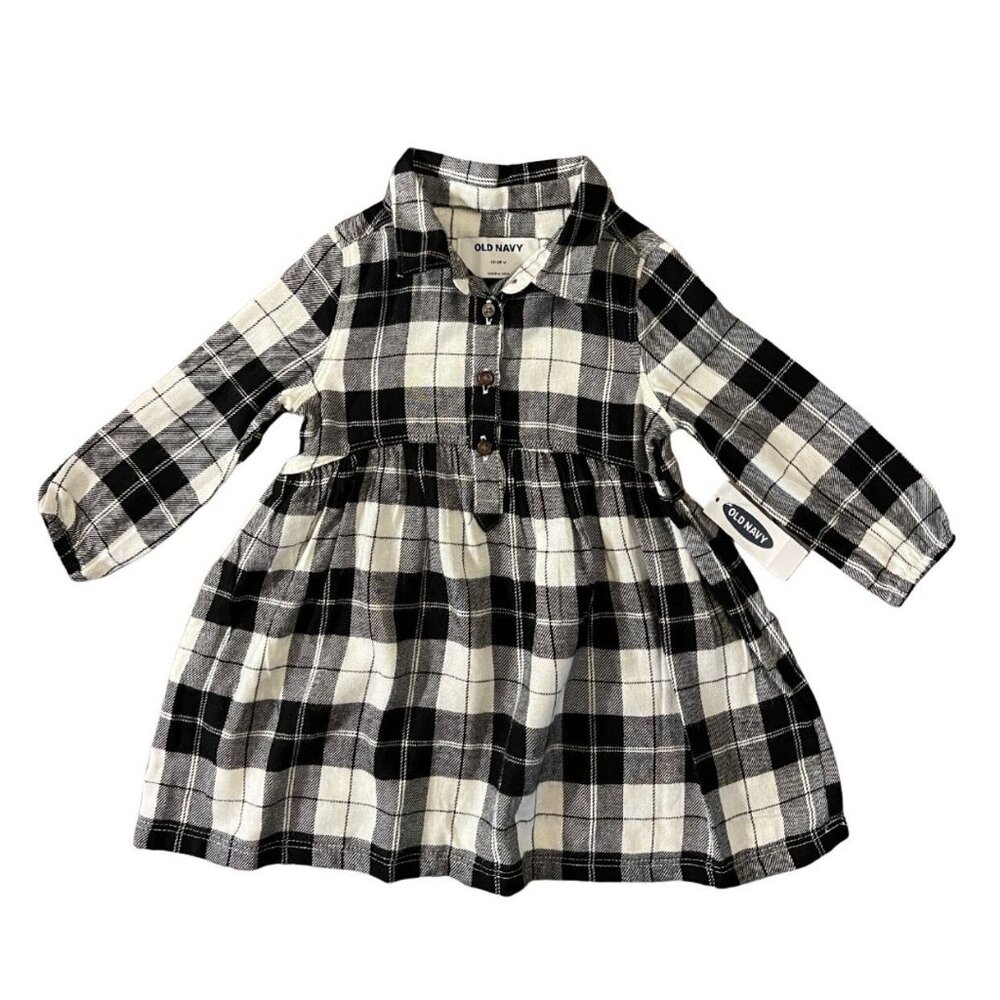 Black And White Plaid Dress